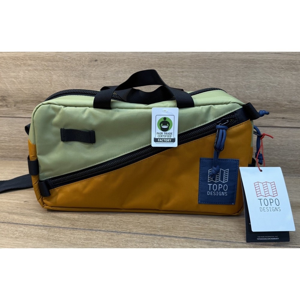 Topo Designs Quick Pack Shoulder & Waist Bag Moss Spice 7L - New with Tags!